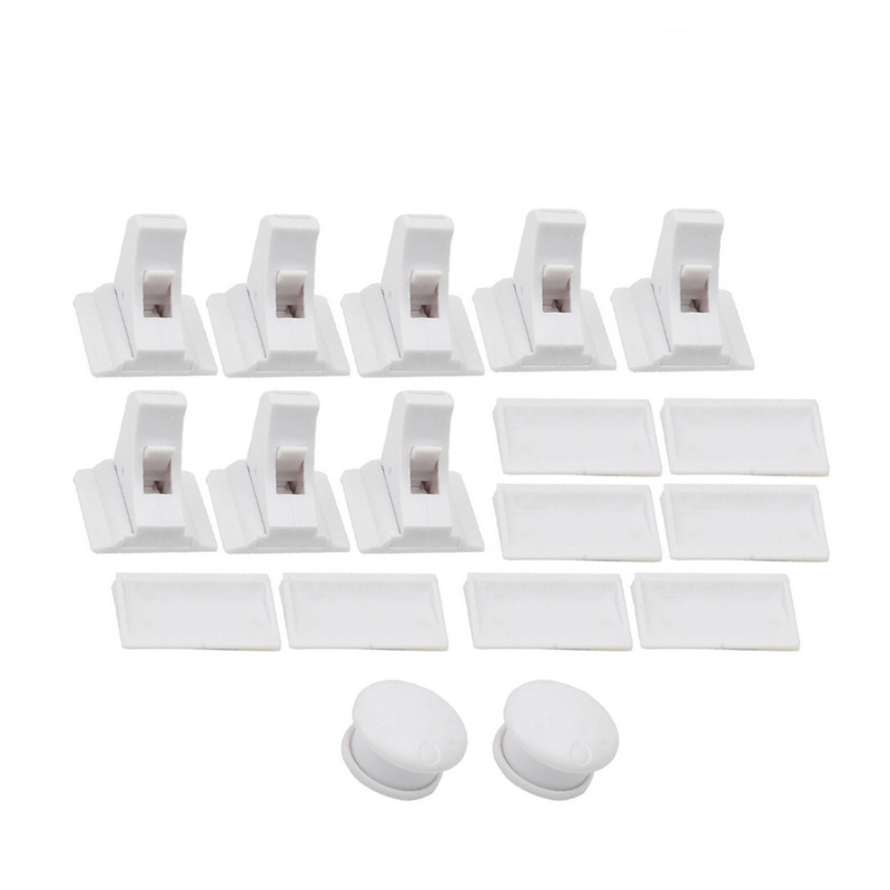 Set of 8 magnetic child locks with keys