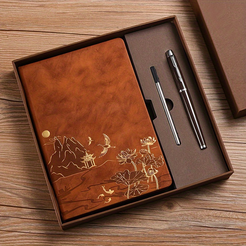 Brown notebook set