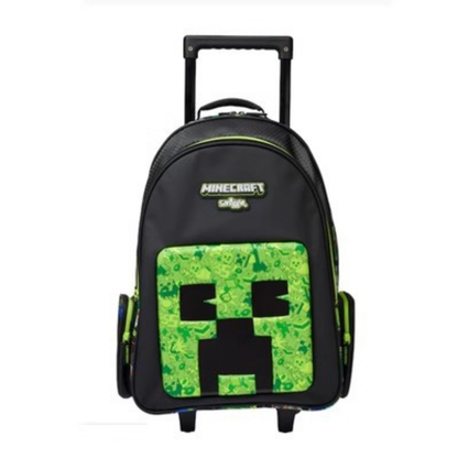 Kids trolley backpack reflective safety strips