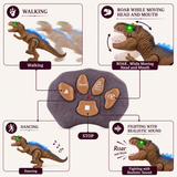 Electronic Remote Control T-Rex Dinosaur Toy with Realistic Movements and LED Lights thumbnail 4