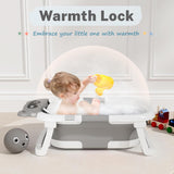 Polypropylene Collapsible Baby Bathtub with Temperature Sensor thumbnail 6