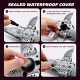 Durable Plastic Remote Control Mosasaurus Water Toy with Lights and Spray Effects thumbnail 3