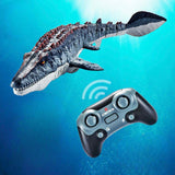 Durable Plastic Remote Control Mosasaurus Water Toy with Lights and Spray Effects thumbnail 6