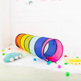 Polyester Rainbow Crawl & Play Tunnel with Sensory-Motor Skills Development thumbnail 1