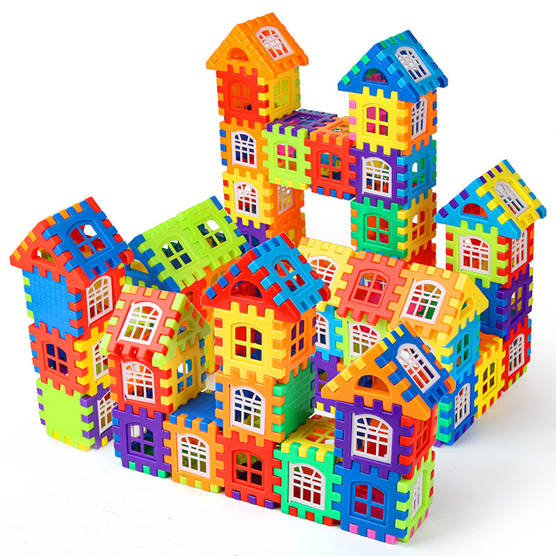 ABS Montessori Interlocking Building Blocks with 150 PCS for Kids