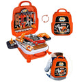 Kids' Portable Tool Backpack Set with 20+ Realistic Tools