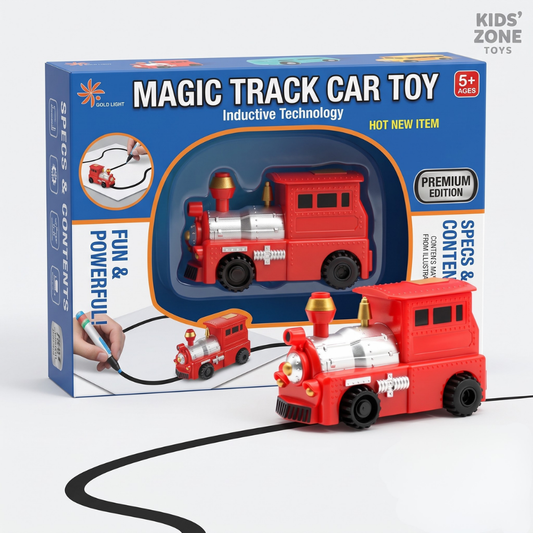 Line following train toy, Fire truck design