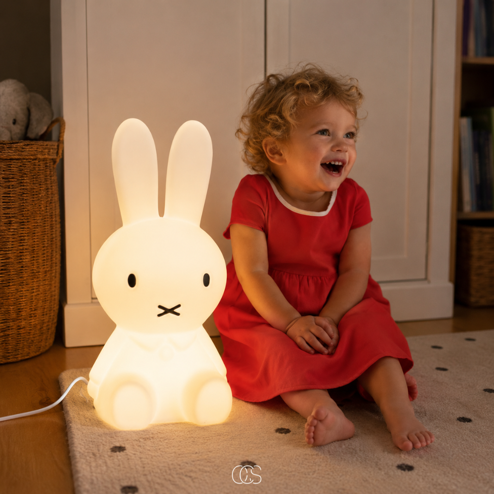Standing Rabbit Nightlight - Dimmable LED Lamp for Kids