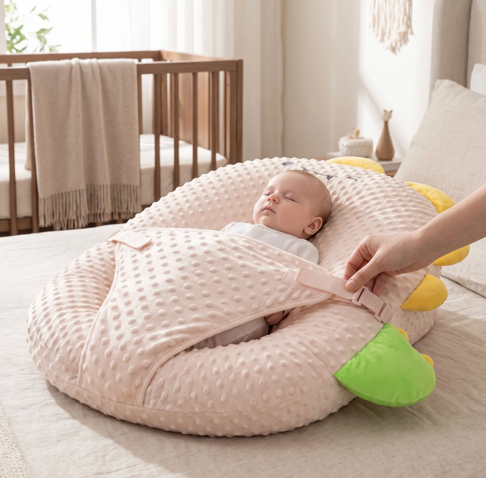 Baby Support Pillow with 30° Incline for Reflux Relief