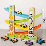 4-Tier Car Ramp Racer Set with 6 Mini Cars thumbnail 2