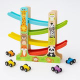4-Tier Car Ramp Racer Set with 6 Mini Cars thumbnail 4