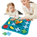 Kids Magnetic Maze Train Track Set - Creative Puzzle Building Toy
