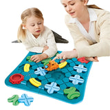 Kids Magnetic Maze Train Track Set - Creative Puzzle Building Toy thumbnail 1