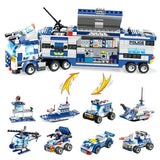 8-in-1 SWAT City Police Truck & Station Building Block Playset thumbnail 5