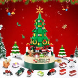 ABS Plastic Musical Christmas Tree Building Block Set with Music Box thumbnail 3