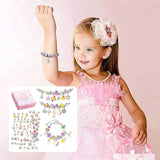 Kids DIY Charm Bracelet Making Kit for 12 Custom Crafts thumbnail 1