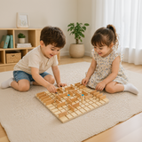 Wooden Chess Puzzle Board Game - Screen-Free Strategy & Logic Trainer thumbnail 2