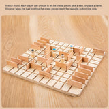 Wooden Chess Puzzle Board Game - Screen-Free Strategy & Logic Trainer thumbnail 6