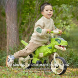 Kids Balance Bike with T-Rex Design thumbnail 2