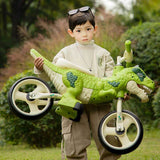 Kids Balance Bike with T-Rex Design thumbnail 6