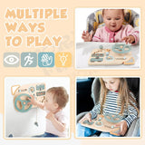 Wooden Montessori Busy Board - Fine Motor Skill Sensory Activity Toy thumbnail 2
