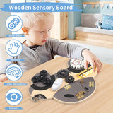 Wooden Montessori Busy Board - Fine Motor Skill Sensory Activity Toy thumbnail 5