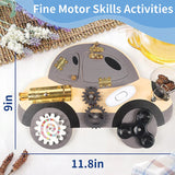 Wooden Montessori Busy Board - Fine Motor Skill Sensory Activity Toy thumbnail 6