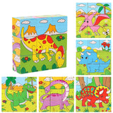6-in-1 Block Puzzle for Kids - Educational Learning Toy Set thumbnail 1