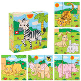 6-in-1 Block Puzzle for Kids - Educational Learning Toy Set thumbnail 2