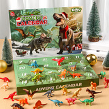 24-Day Dinosaur Advent Calendar with Realistic Toy Figures thumbnail 1