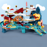 Interactive Kids Race Track Playset with Automatic Conveyor thumbnail 1