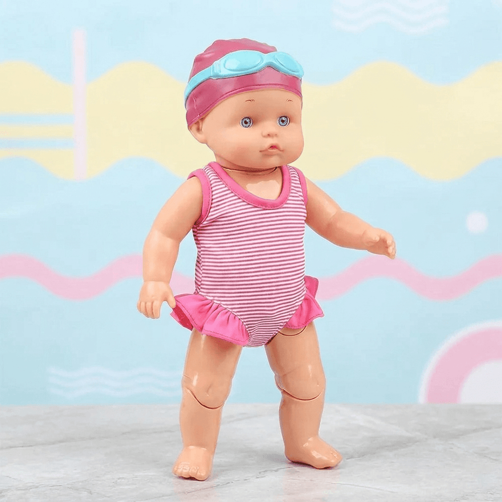 Interactive Electric Swimming Baby Doll for Bath and Pool Play