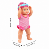 Interactive Electric Swimming Baby Doll for Bath and Pool Play thumbnail 2