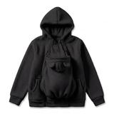 Fleece Baby Carrier Hoodie with Zip-In Kangaroo Pouch thumbnail 5