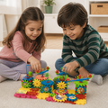 81-Piece STEM Interlocking Gear Building Toy Set