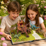 Interactive 3D Pop-Up Dinosaur Encyclopedia Book for Kids thumbnail 1