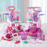 Kids Cleaning Trolley Play Set with Lights & Sounds thumbnail 1