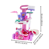 Kids Cleaning Trolley Play Set with Lights & Sounds thumbnail 2