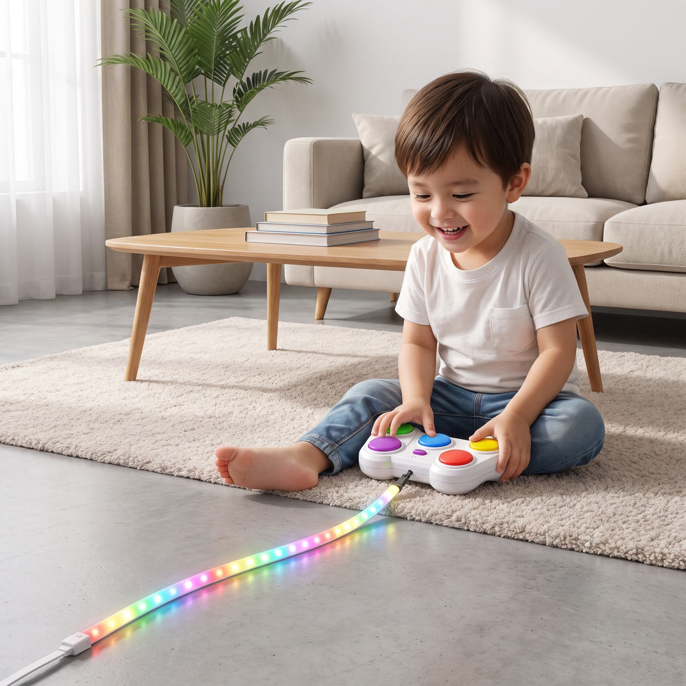Interactive LED Reflex & Reaction Game with Dynamic Speed Modes