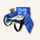 Kids Car Seat Travel Activity Tray with Touchscreen PVC Tablet Holder thumbnail 1