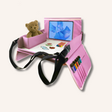 Kids Car Seat Travel Activity Tray with Touchscreen PVC Tablet Holder thumbnail 3