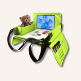 Kids Car Seat Travel Activity Tray with Touchscreen PVC Tablet Holder thumbnail 4