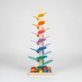 Wooden Marble Run Toy with Sound and Color thumbnail 2