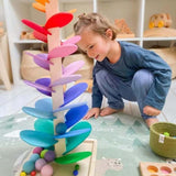 Wooden Marble Run Toy with Sound and Color thumbnail 5