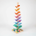 Wooden Marble Run Toy with Sound and Color