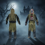 Polyester Zombie Skeleton Costume - Authentically Frightening Design thumbnail 4
