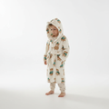 Fleece Children's Morning Gown with Hood - CozyWrap