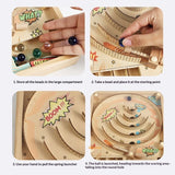 Wooden Pinball Marble Game with Hands-On Play thumbnail 5