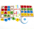 Shape Sorting Game with Color Recognition and 16 Blocks