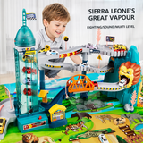 Electric Parking Garage Playset with 8 Toy Cars & Interactive Track thumbnail 6
